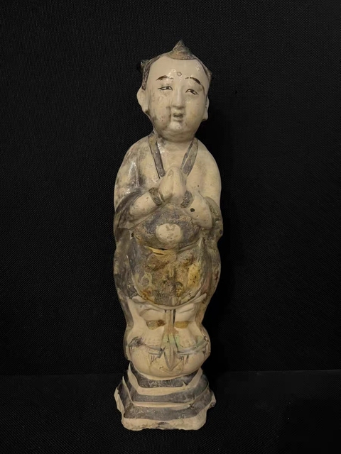 古玩陶瓷磁州窯人物造像真品鑒賞圖