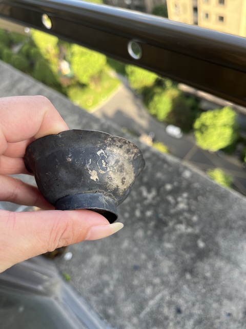 古玩雜項(xiàng)清代葵花口銀杯真品鑒賞圖