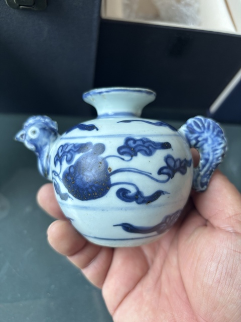 古玩陶瓷青花壺拍賣,當前價格25800元