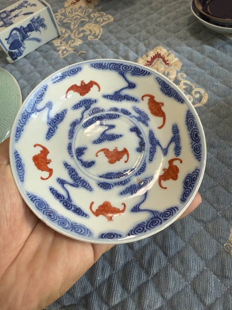 古玩陶瓷洪福齊天紋盤拍賣，當前價格6500元