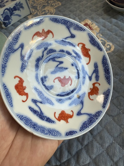 古玩陶瓷洪福齊天紋盤拍賣，當前價格6500元