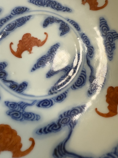 古玩陶瓷洪福齊天紋盤拍賣，當前價格6500元