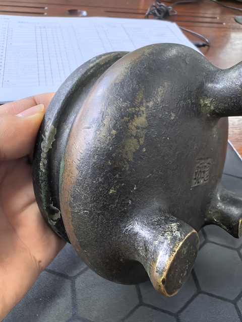 古玩銅器銅爐真品鑒賞圖