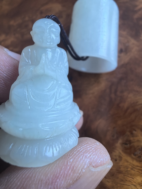 古玩玉器佛在心中真品鑒賞圖