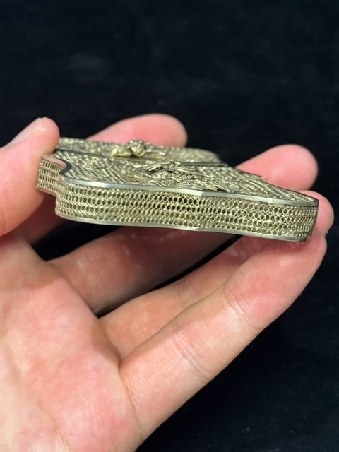 古玩雜項名片盒真品鑒賞圖
