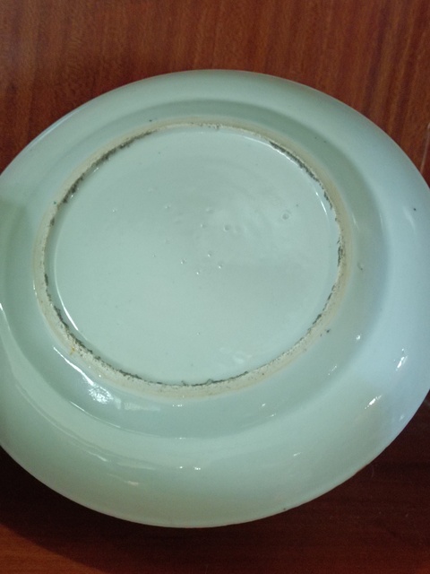 古玩陶瓷人物紋廣五彩盤真品鑒賞圖