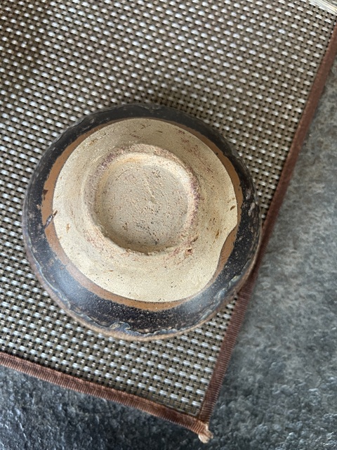 古玩陶瓷吉州窯窯變釉茶盞真品鑒賞圖