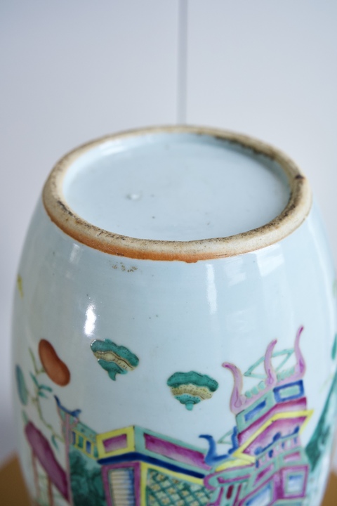 古玩陶瓷粉彩瓶真品鑒賞圖