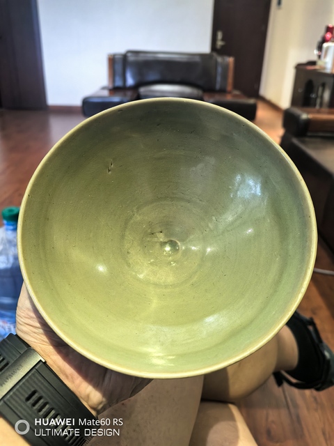 古玩陶瓷南宋龍泉青瓷刻仰蓮紋碗拍賣,當前價格25800元