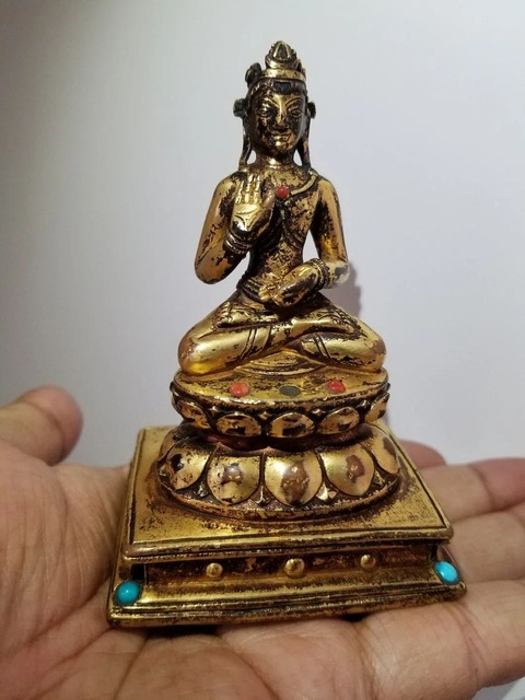 古玩銅器造像真品鑒賞圖