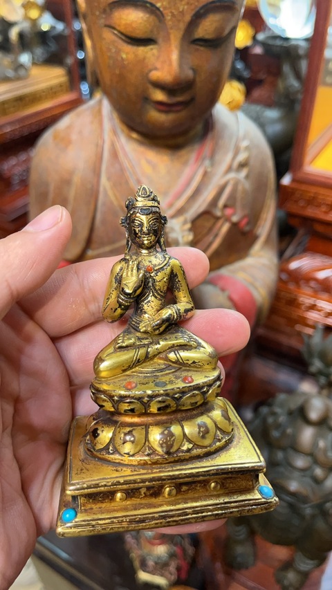 古玩銅器造像真品鑒賞圖