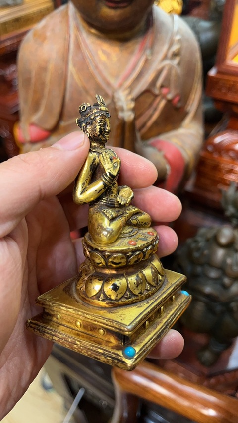 古玩銅器造像真品鑒賞圖