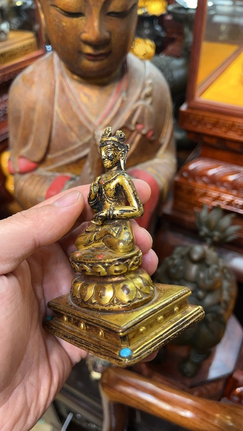 古玩銅器造像真品鑒賞圖