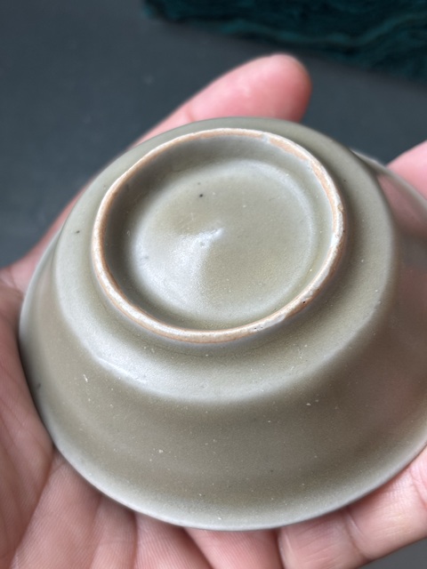 古玩陶瓷龍泉青瓷直壁洗拍賣，當前價格8900元