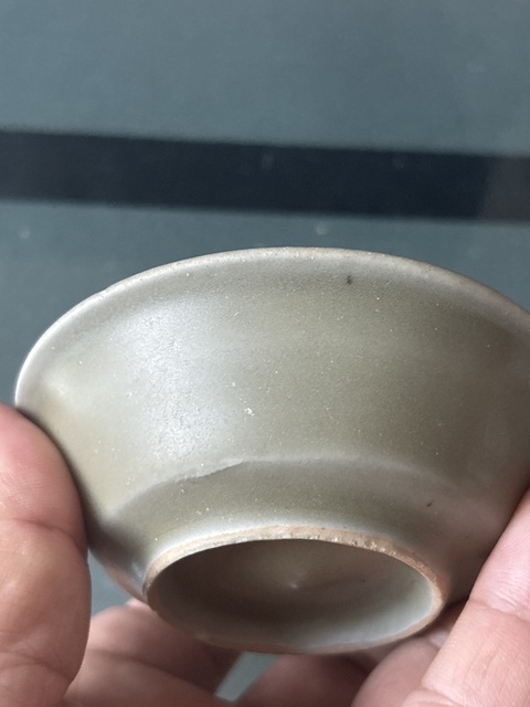 古玩陶瓷龍泉青瓷直壁洗拍賣，當前價格8900元