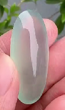 古玩玉器天然翡翠蛋面真品鑒賞圖