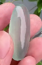 古玩玉器天然翡翠蛋面真品鑒賞圖