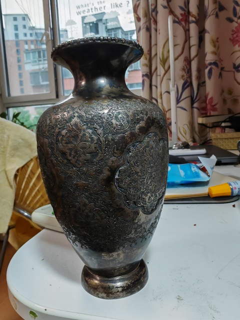 古玩錢幣金屬瓶真品鑒賞圖