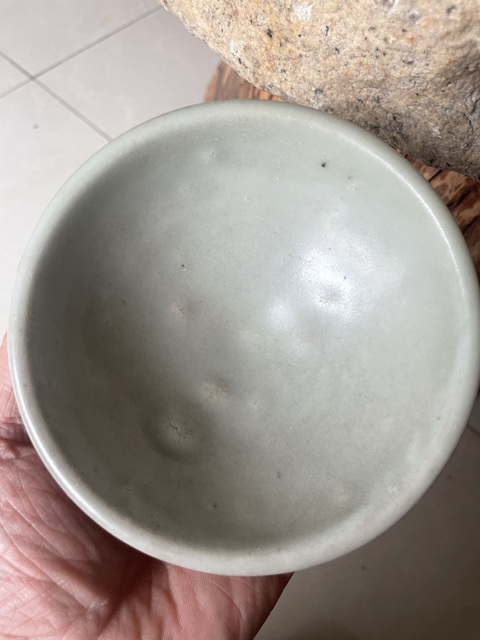 古玩陶瓷耀州窯月白釉盞拍賣，當(dāng)前價(jià)格12000元