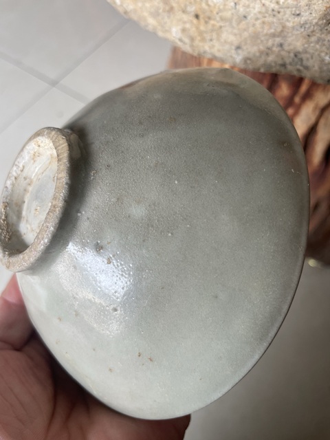 古玩陶瓷耀州窯月白釉盞拍賣，當(dāng)前價(jià)格12000元