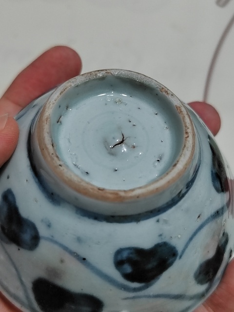 古玩陶瓷青花茶盞真品鑒賞圖