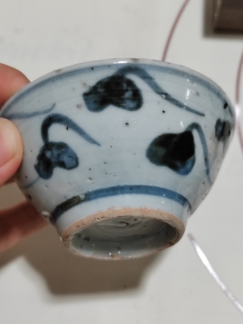 古玩陶瓷青花茶盞真品鑒賞圖