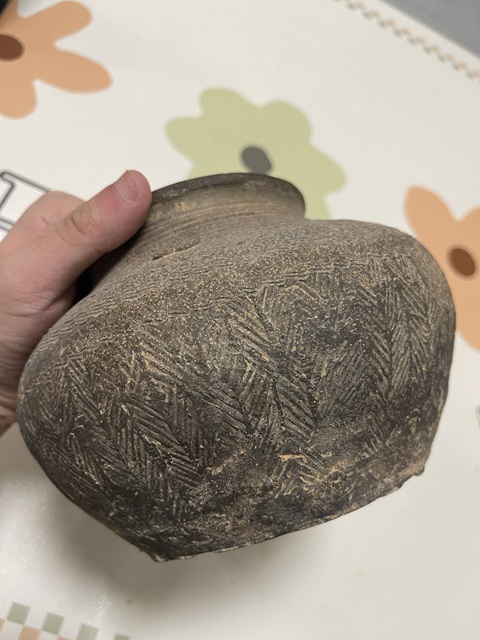 古玩陶瓷印紋陶罐真品鑒賞圖
