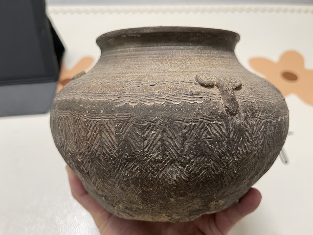 古玩陶瓷印紋陶罐真品鑒賞圖
