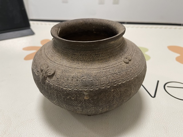 古玩陶瓷印紋陶罐真品鑒賞圖