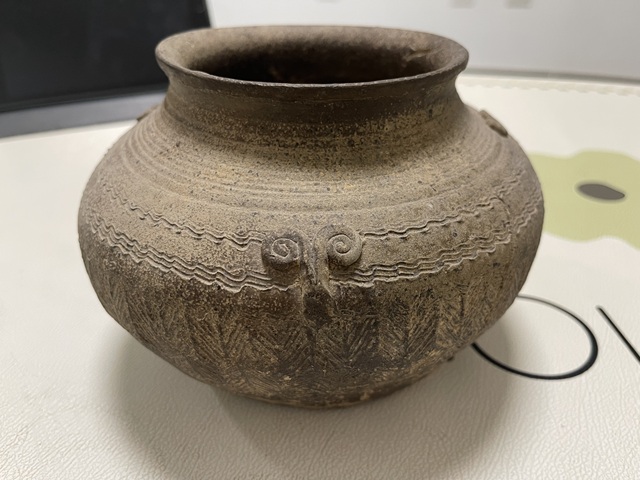 古玩陶瓷印紋陶罐真品鑒賞圖