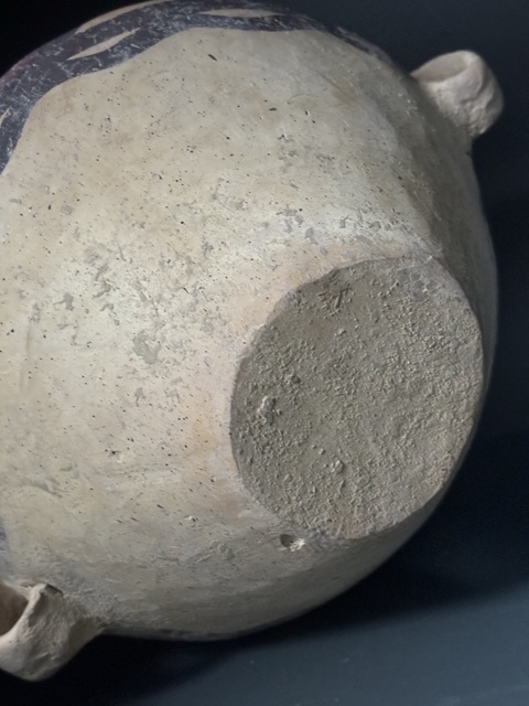 古玩陶瓷馬家窯·半山神人天球紋雙系壺拍賣,當前價格3600元