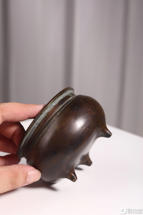 古玩銅器爐子真品鑒賞圖