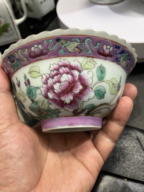 古玩陶瓷粉彩碗真品鑒賞圖