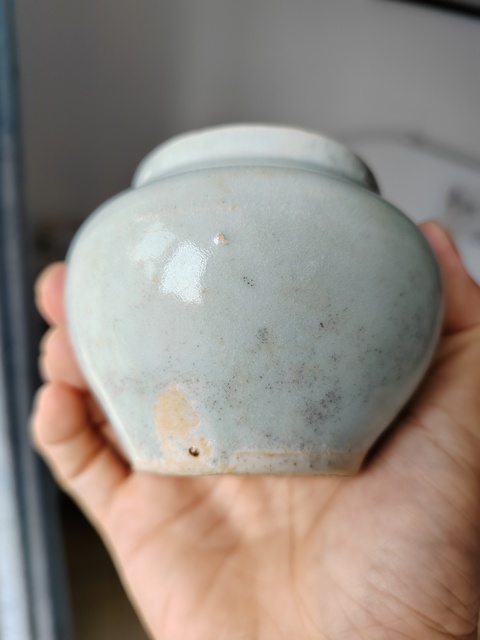 古玩陶瓷青白釉蓋罐真品鑒賞圖