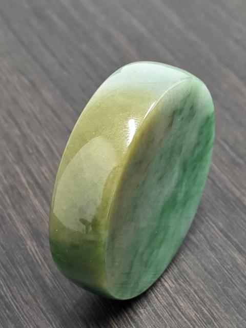 古玩玉器天然翡翠“平安無事牌”真品鑒賞圖