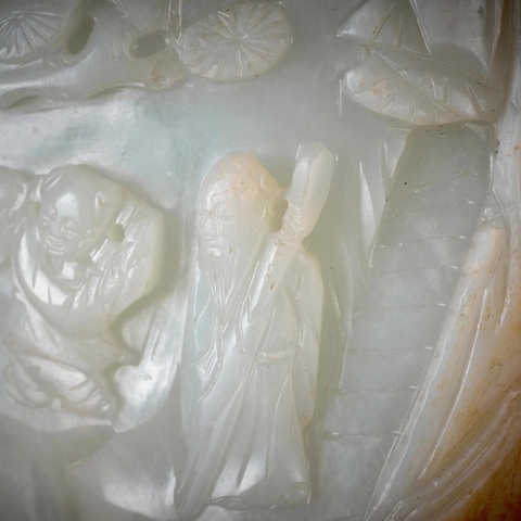 古玩玉器山子真品鑒賞圖