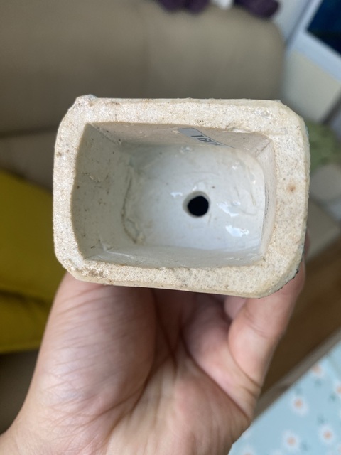 古玩陶瓷藍(lán)采和粉彩塑像真品鑒賞圖
