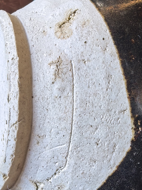 古玩陶瓷鞏縣窯黑釉雙系罐真品鑒賞圖