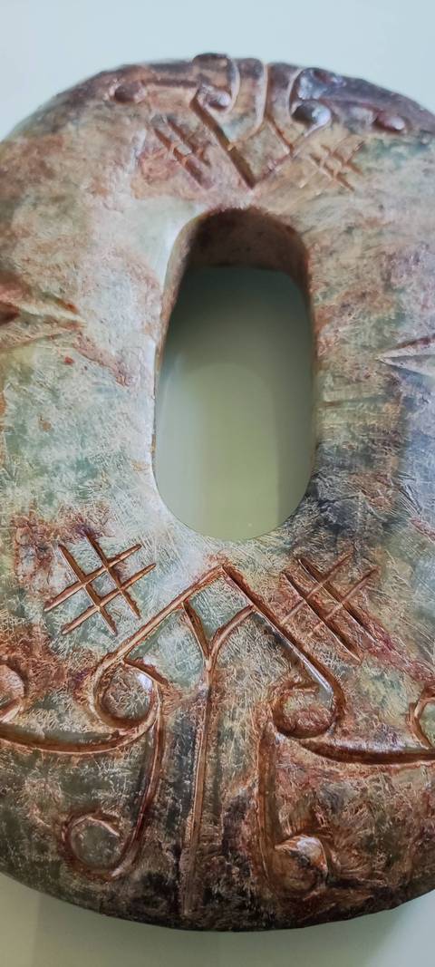 古玩玉器做舊仿古“玉環(huán)”真品鑒賞圖