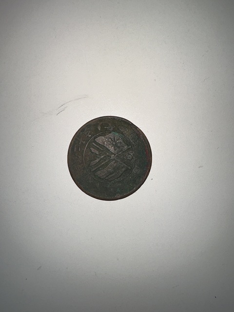 古玩錢幣湖南省造雙旗銅元真品鑒賞圖