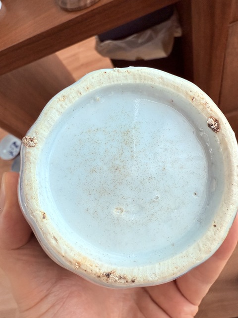 古玩陶瓷人物紋青花罐真品鑒賞圖