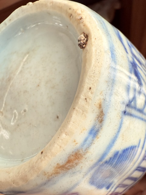 古玩陶瓷人物紋青花罐真品鑒賞圖