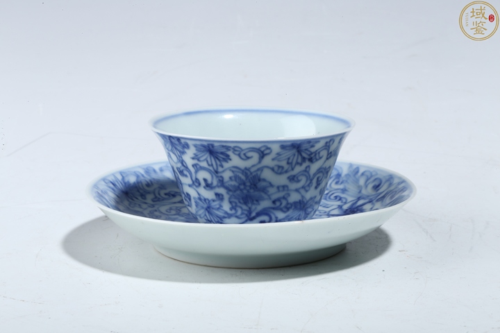 古玩陶瓷康熙頂級淡描青花杯碟拍賣,當(dāng)前價格2680元