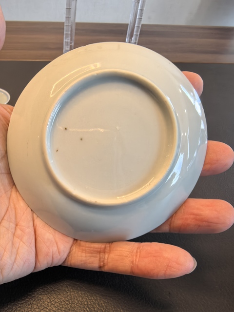 古玩陶瓷康熙頂級淡描青花杯碟拍賣,當(dāng)前價格2680元