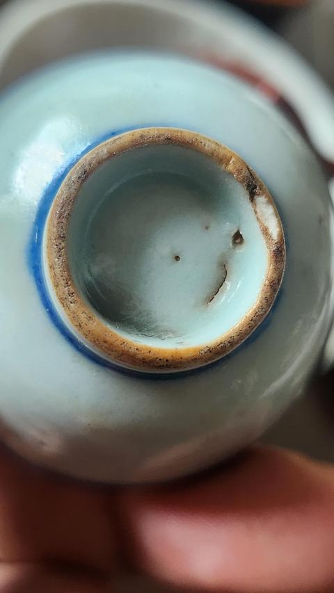 古玩陶瓷青花杯真品鑒賞圖