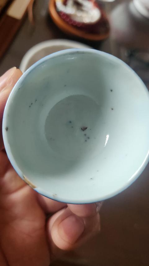古玩陶瓷青花杯真品鑒賞圖