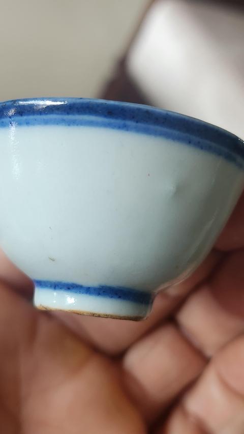 古玩陶瓷青花杯真品鑒賞圖