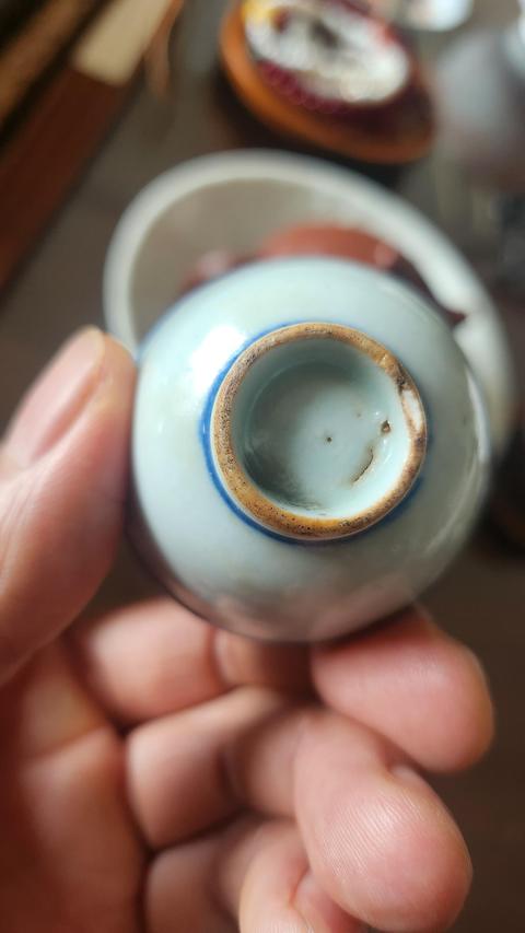 古玩陶瓷青花杯真品鑒賞圖