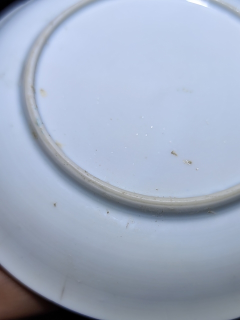 古玩陶瓷粉彩人物盤真品鑒賞圖