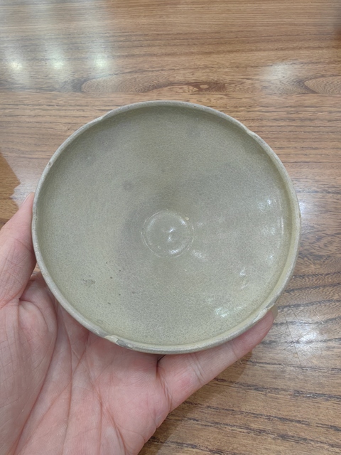 古玩陶瓷越窯青瓷茶盞真品鑒賞圖